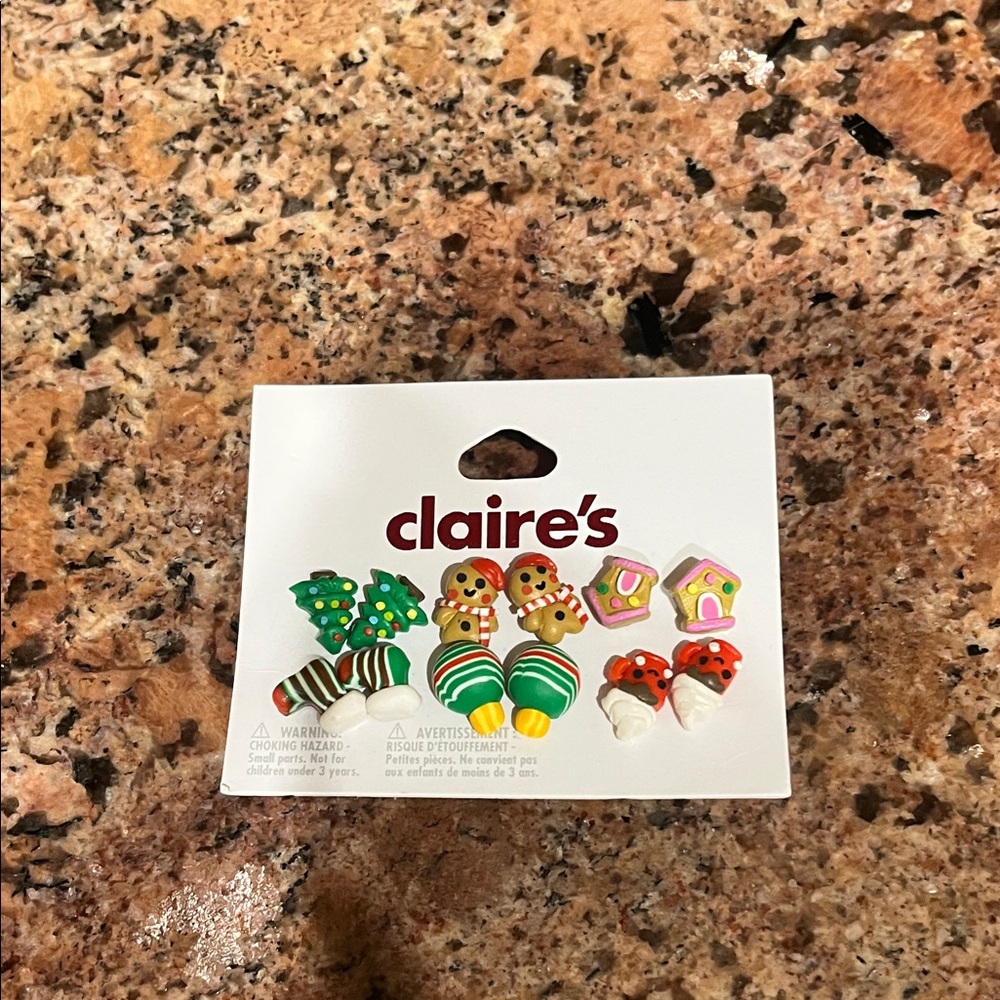 Claire's Holiday Earring Collection - Multicolor